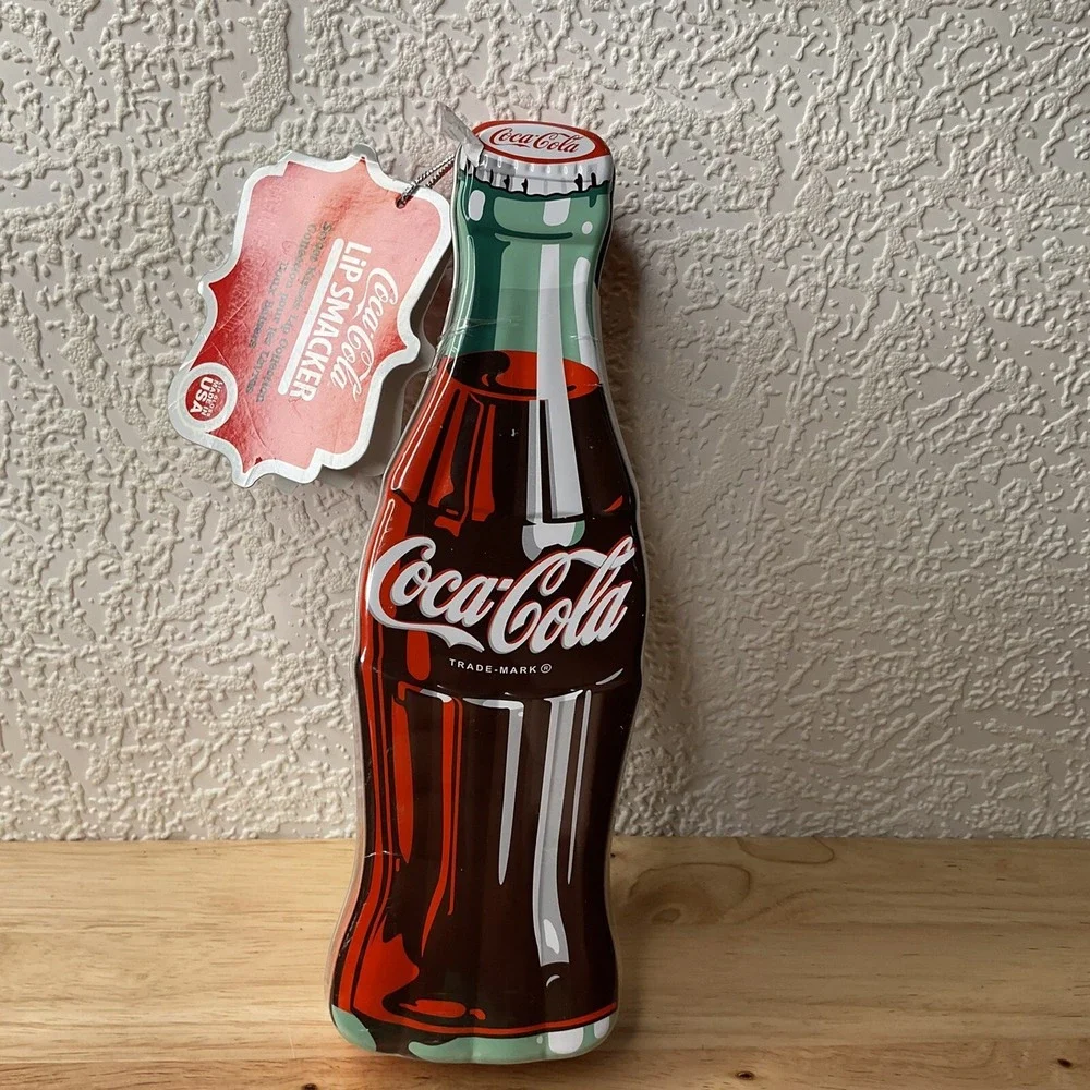 Lip Smacker In Collectible Coca Cola Retro Bottle Tin New Sealed 6 pcs‎ 2014